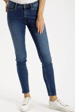 Jeansy damskie niebieskie Skinny Fit Alan N 497-215<Cross Jeans Online