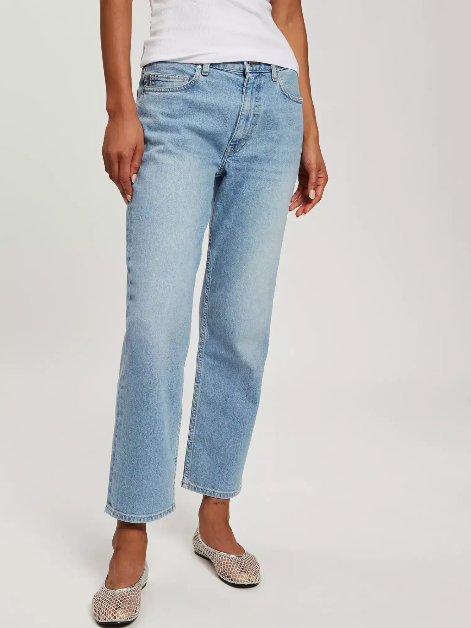 Jeansy damskie niebieskie Marisa P 476-057<Cross Jeans Sale