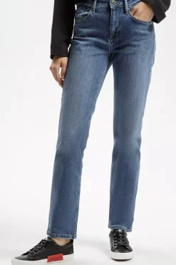 Jeansy damskie niebieskie Straight Fit Rose N 492-006<Cross Jeans Best