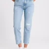 Jeansy damskie niebieskie Straight Marisa P 476-043<Cross Jeans Best