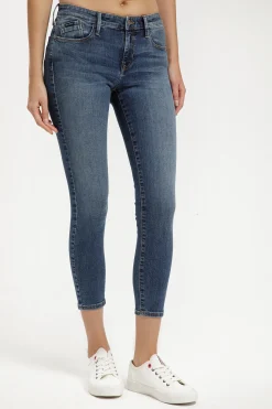 Jeansy damskie niebieskie Super Skinny Fit Alyss P 474-121<Cross Jeans Best