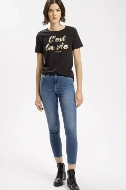 Jeansy damskie niebieskie Super Skinny Fit Judy P 429-158<Cross Jeans Clearance