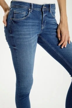 Jeansy damskie niebieskie Super Skinny Fit Jolie P 439-010<Cross Jeans New