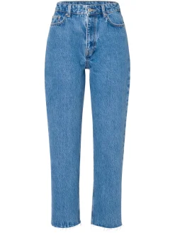 Jeansy damskie niebieskie Straight Leg Karlie P 475-006<Cross Jeans Fashion
