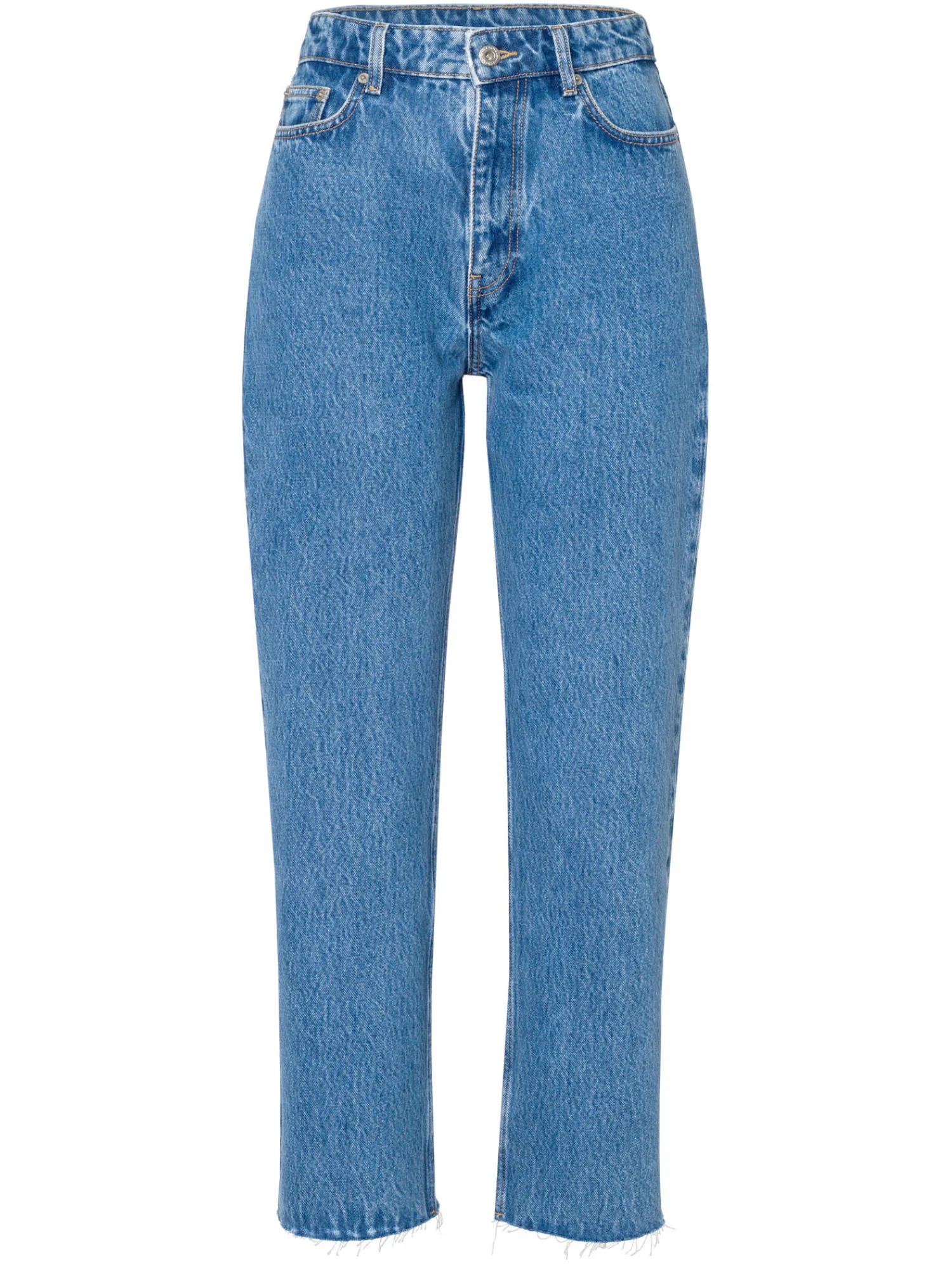 Jeansy damskie niebieskie Straight Leg Karlie P 475-006<Cross Jeans Fashion