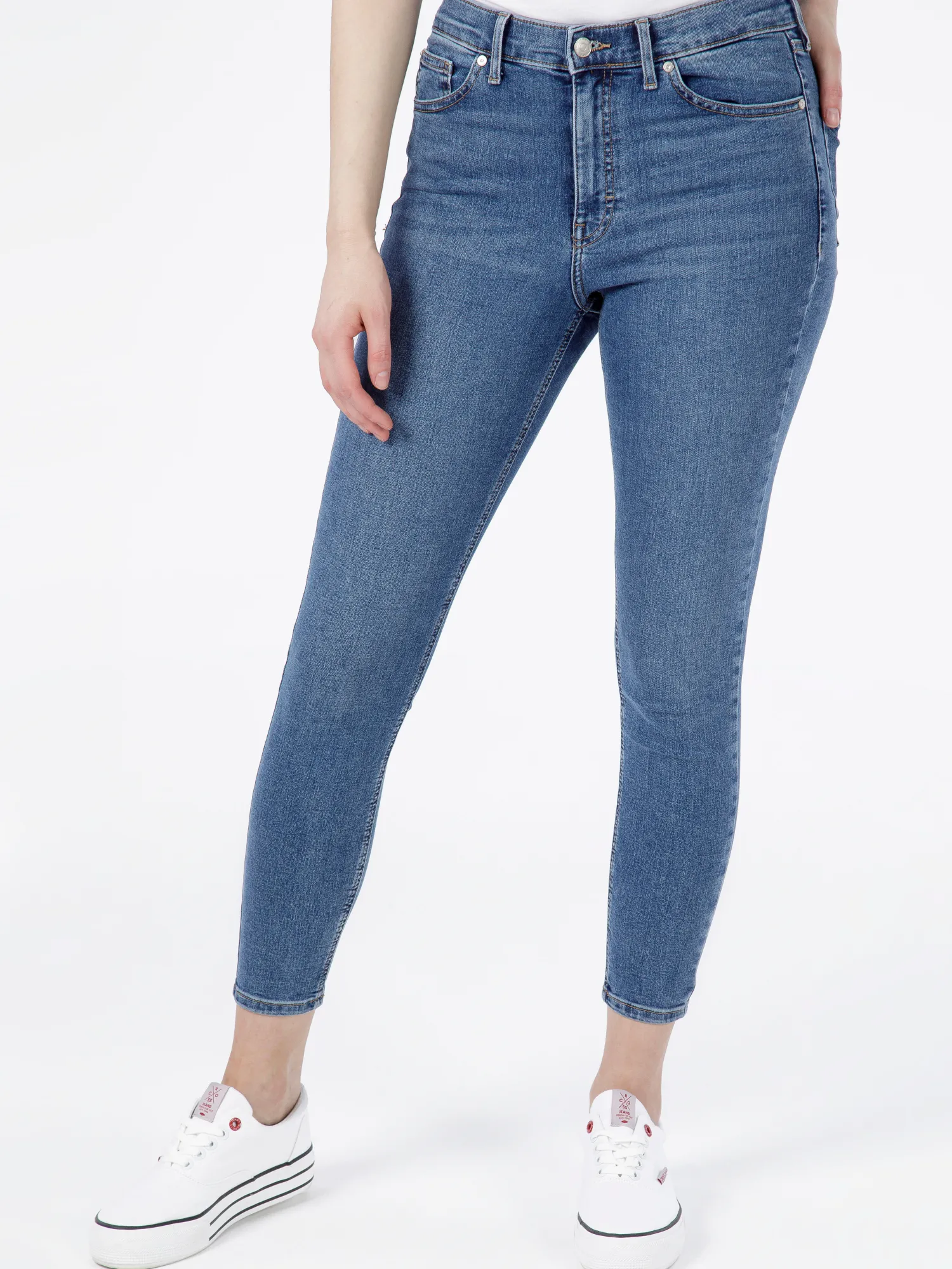 Jeansy damskie skinny C 4542-005<Cross Jeans Sale