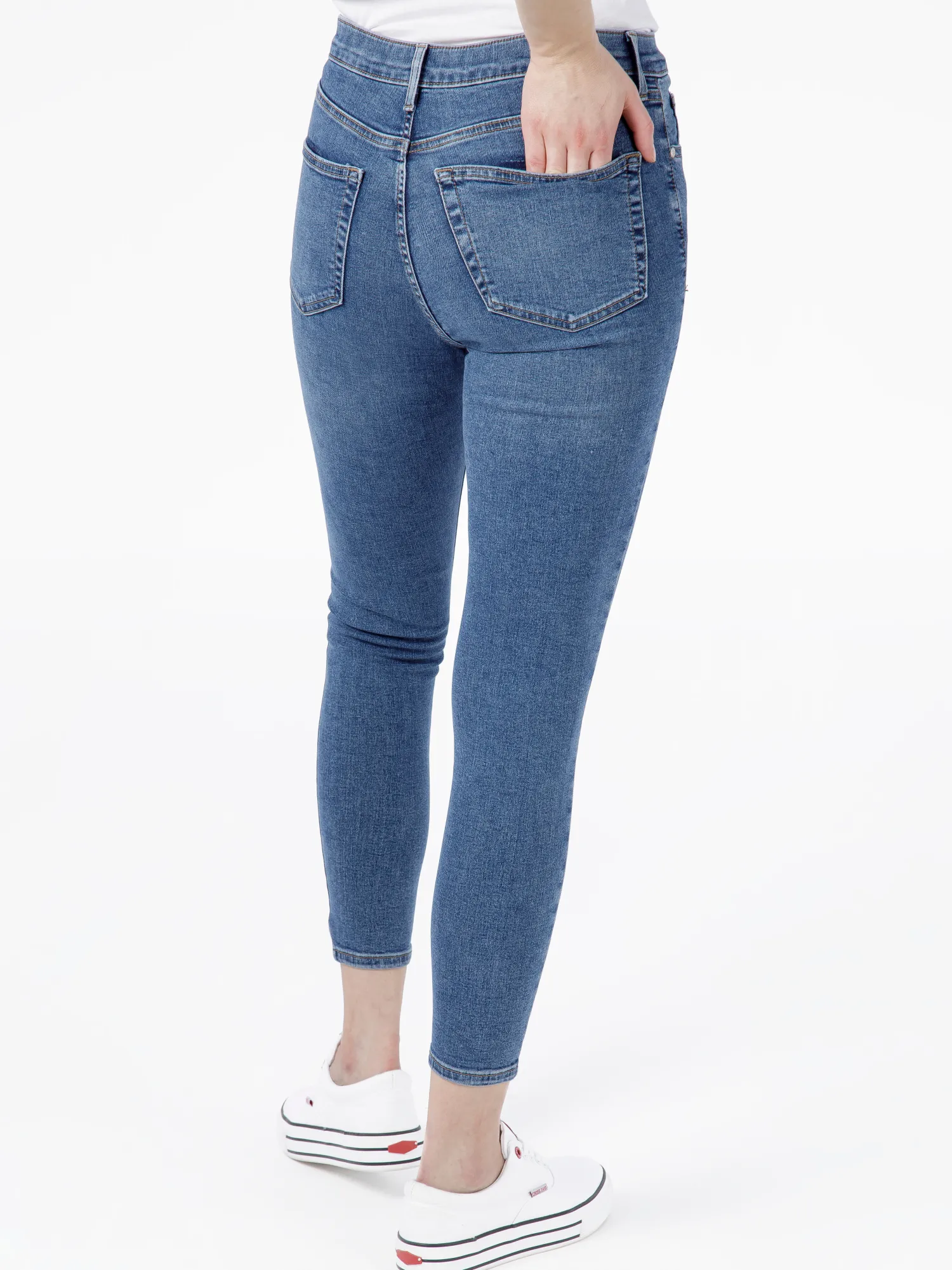 Jeansy damskie skinny C 4542-005<Cross Jeans Sale