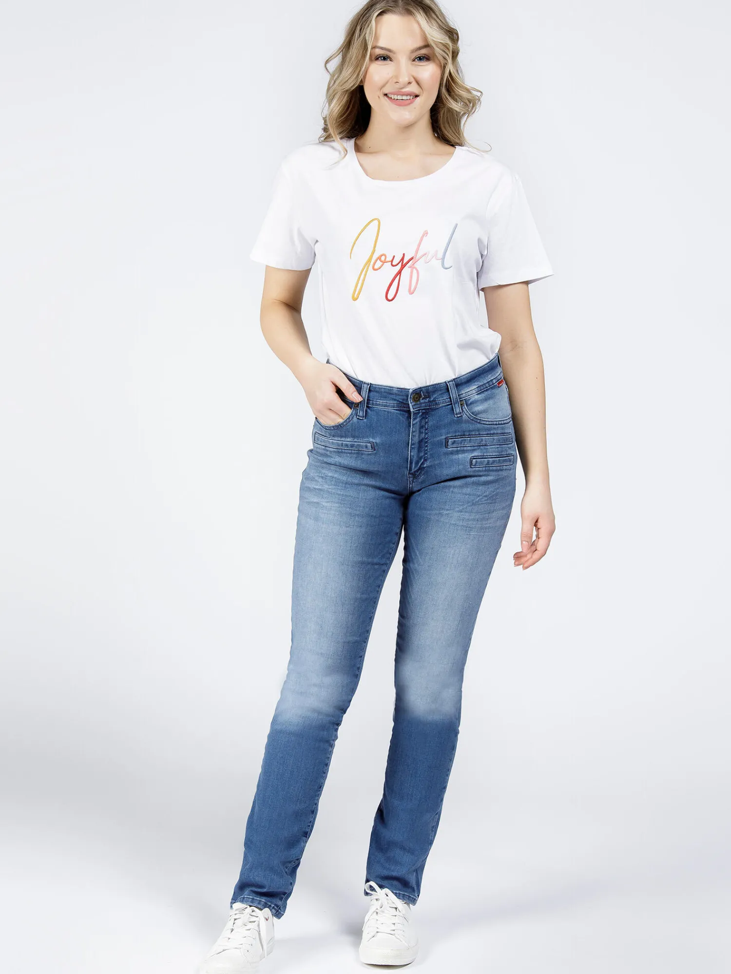 Jeansy damskie Slim Fit Anya P 489-188<Cross Jeans Discount