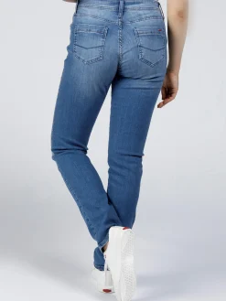 Jeansy damskie Slim Fit Anya P 489-188<Cross Jeans Discount