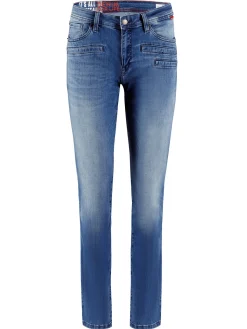Jeansy damskie Slim Fit Anya P 489-188<Cross Jeans Discount