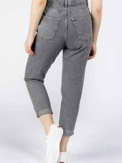 Jeansy damskie szare Mom Jeans C 4684-005<Cross Jeans Outlet