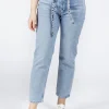Jeansy damskie z prostą nogawką Marisa P 476-030<Cross Jeans Fashion