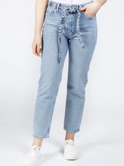 Jeansy damskie z prostą nogawką Marisa P 476-030<Cross Jeans Fashion
