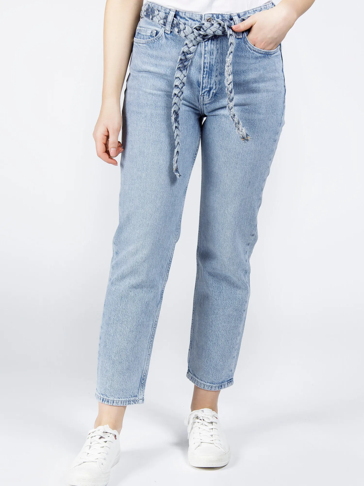Jeansy damskie z prostą nogawką Marisa P 476-030<Cross Jeans Fashion