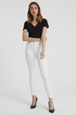 Jeansy damskie z wysokim stanem Judy P 429-006<Cross Jeans New