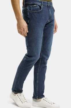 Jeansy męskie ciemnoniebieskie Slim Fit Trammer E 170-006<Cross Jeans Hot