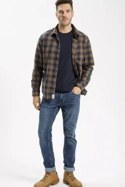 Jeansy męskie granatowe Slim Fit Trammer E 169-112<Cross Jeans Sale
