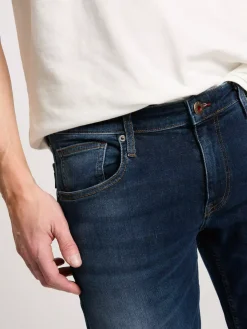 Jeansy męskie granatowe Slim Fit Damien E 198-091<Cross Jeans Clearance