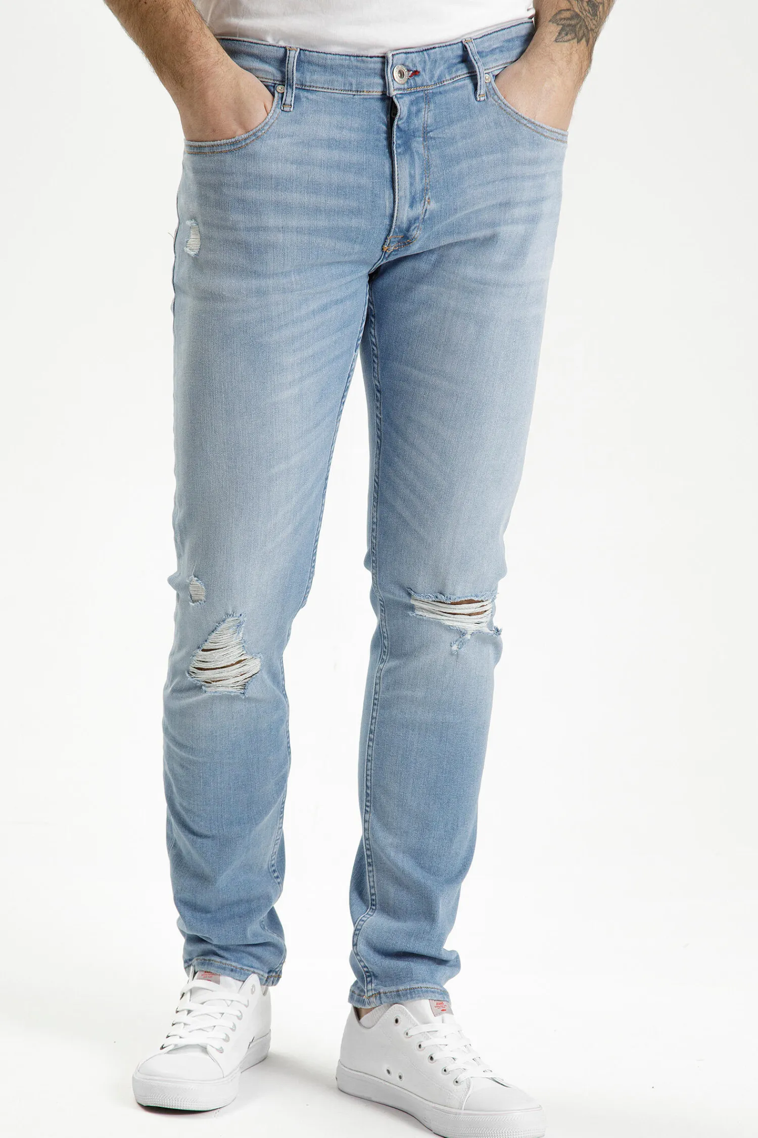 Jeansy męskie jasnoniebieskie Slim Fit Blake E 185-134<Cross Jeans Best