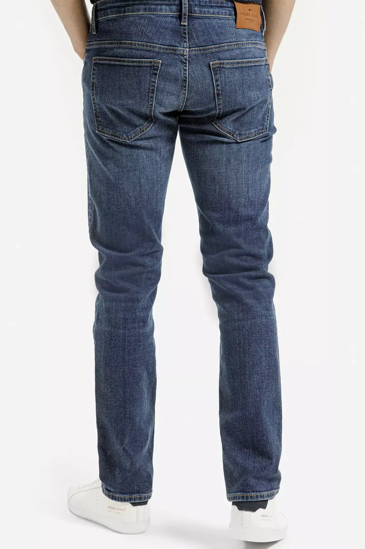 Jeansy męskie niebieskie Regular Fit Greg C 132-147<Cross Jeans New