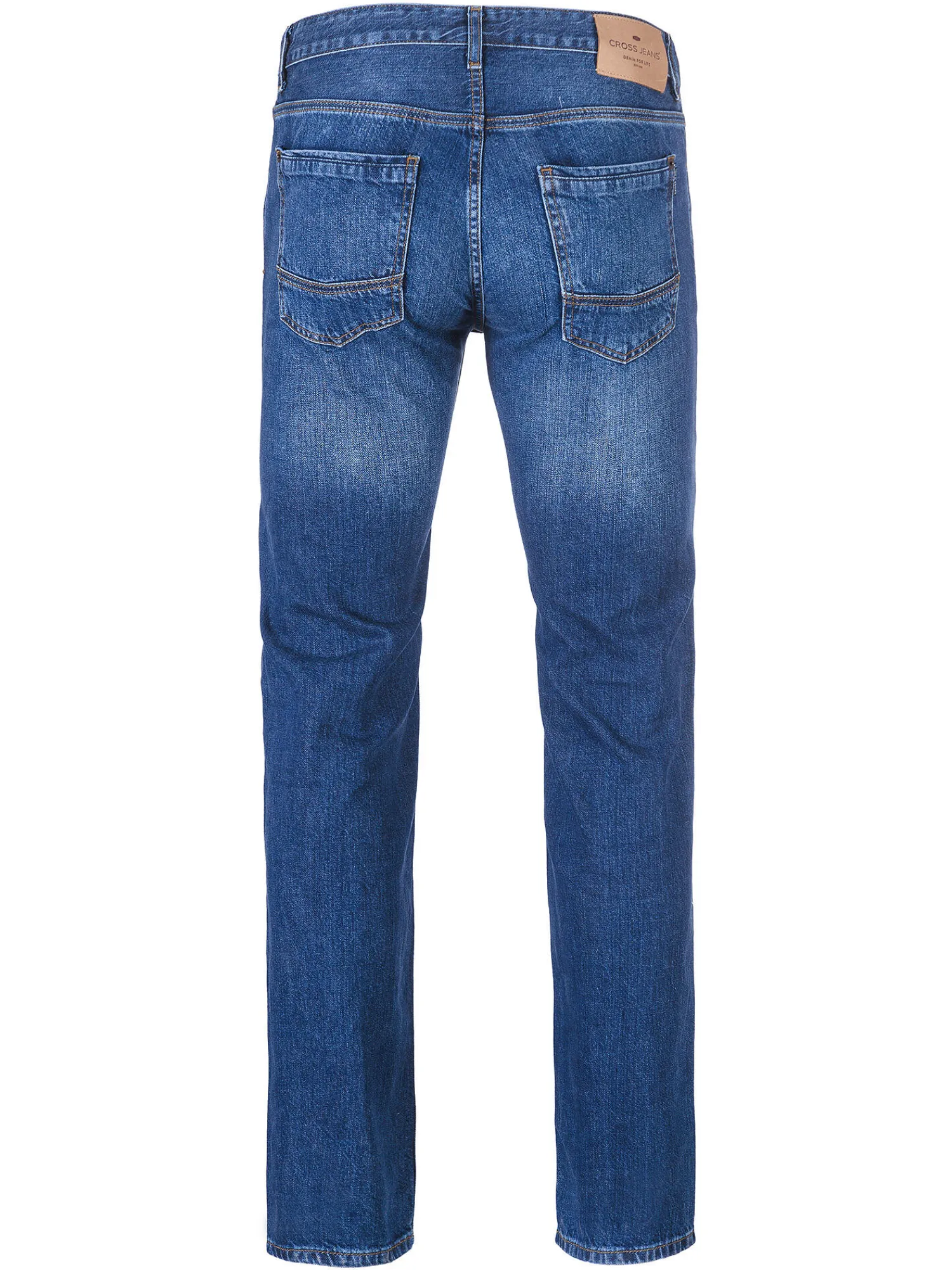 Jeansy męskie niebieskie Regular Fit Jack F 194-594<Cross Jeans Best