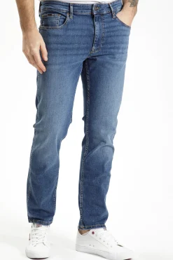 Jeansy męskie niebieskie Slim Fit Trammer E 169-082<Cross Jeans Hot
