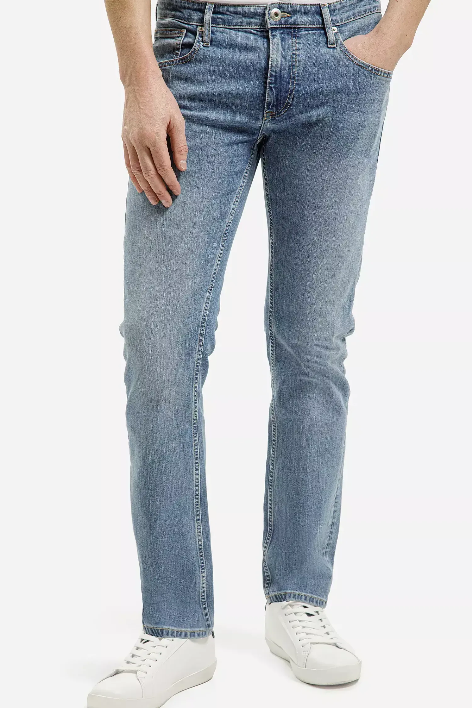 Jeansy męskie niebieskie Slim Fit Damien E 198-110<Cross Jeans New