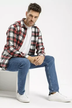 Jeansy męskie niebieskie Slim Fit Trammer E 169-122<Cross Jeans Best