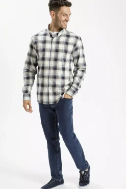 Jeansy męskie niebieskie Slim Fit Trammer E 169-121<Cross Jeans Fashion