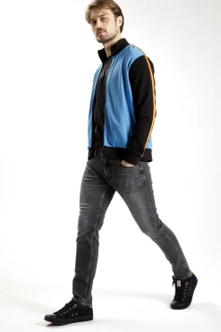 Jeansy męskie szare Slim Fit Trammer E 169-080<Cross Jeans Fashion