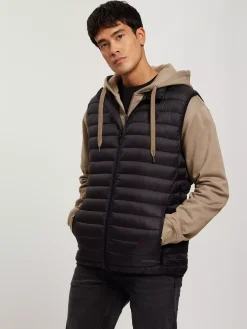Kamizelka męska czarna 40282-020<Cross Jeans Best