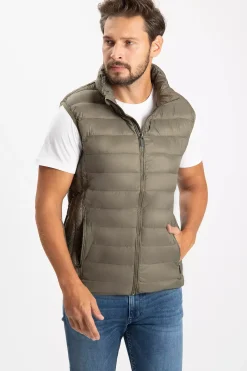 Kamizelka męska zielona 40238-002<Cross Jeans Best