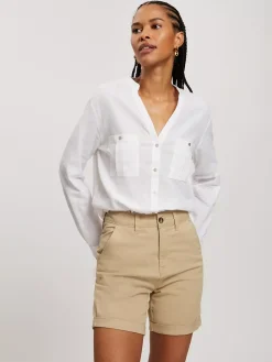 Koszula damska biała 75434-008<Cross Jeans Clearance