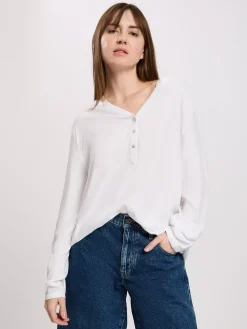 Koszula damska biała 75440-008<Cross Jeans Discount