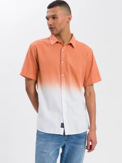 Koszula męska dwukolorowa 35423-633<Cross Jeans Outlet