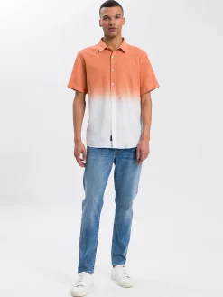 Koszula męska dwukolorowa 35423-633<Cross Jeans Outlet