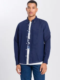 Koszula męska granatowa 35519-001<Cross Jeans New