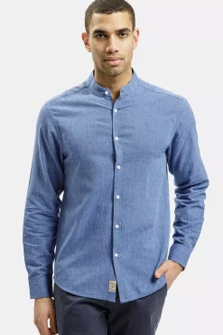 Koszula męska niebieska 35602-005<Cross Jeans Discount