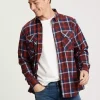 Koszula męska w kratkę 35552-407<Cross Jeans New