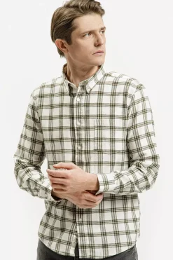 Koszula męska w kratkę 35572-028<Cross Jeans Outlet