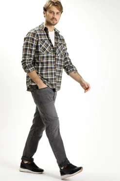 Koszula męska w kratkę 35457-002<Cross Jeans Outlet