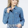 Koszulka damska jeasnowa A 601-015<Cross Jeans Outlet