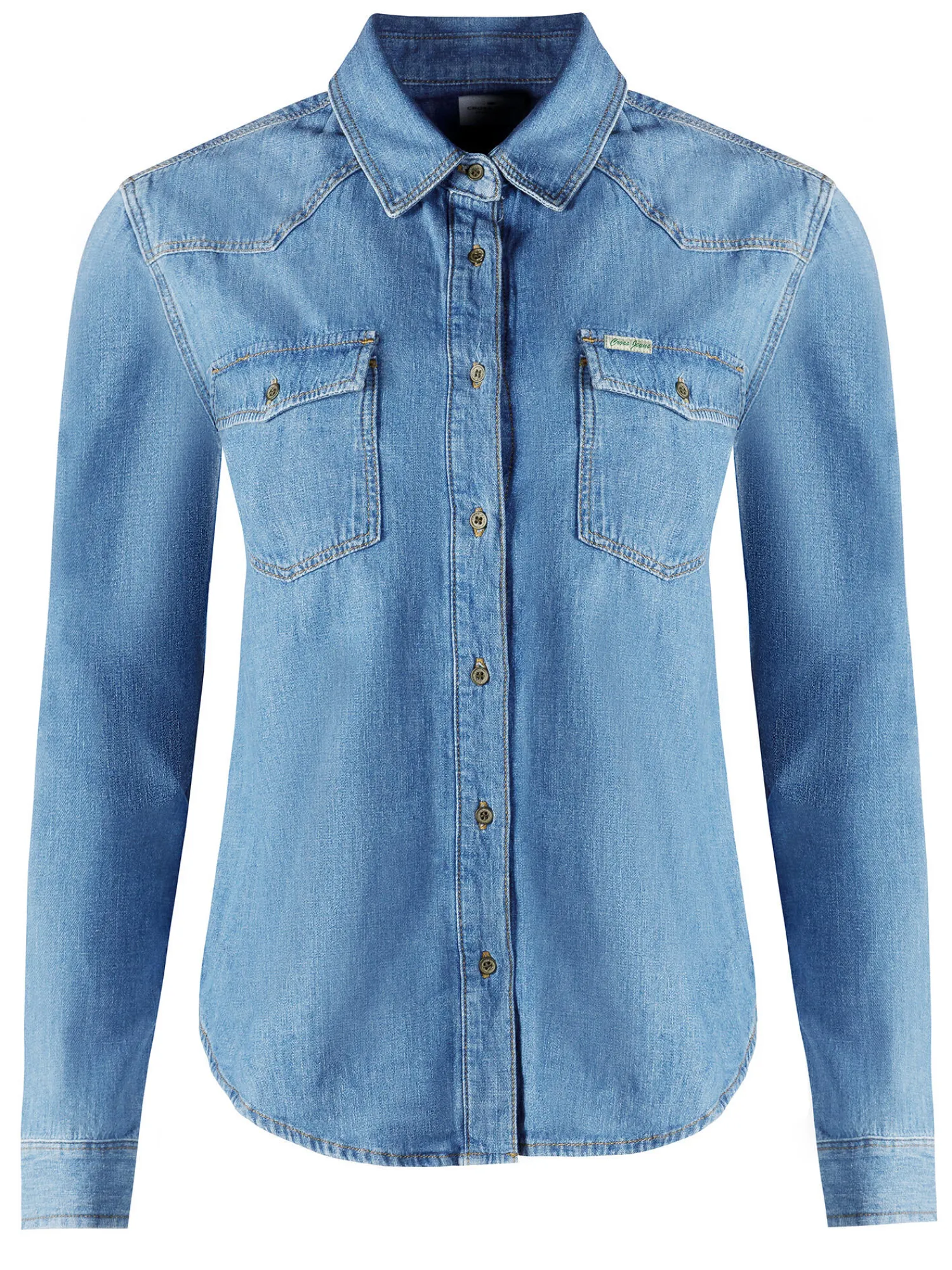 Koszulka damska jeasnowa A 601-015<Cross Jeans Outlet