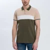 Koszulka polo męska trzy kolory 15633-002<Cross Jeans Discount