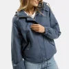 Kurtka damska niebieska 81274-005<Cross Jeans Online