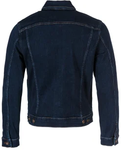 Kurtka jeansowa męska granatowa A 315-051 DARK MID BLUE<Cross Jeans Fashion