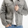 Kurtka męska jeansowa jasnoszara A 320-005<Cross Jeans Outlet