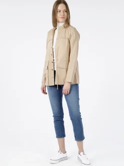 Kurtka parka damska beżowa 81226-009<Cross Jeans Hot