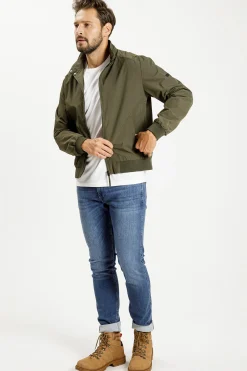 Kurtka przejściowa męska zielona 40256-002<Cross Jeans Fashion