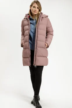 Kurtka zimowa damska różowa 81259-615 DARK ROSE<Cross Jeans Online
